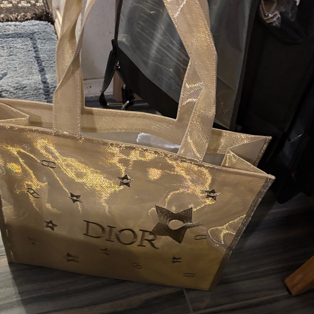 Dior Shimmering Gold Tote